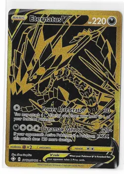 Eternatus V SV121/SV122 Shining Fates Shiny Vault SWSH Pokemon TCG Card NM - Image 1