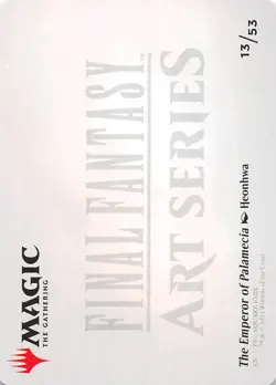 The Emperor of Palamecia Art Card 13 Art Series Final Fantasy MTG 002547 - Image 2