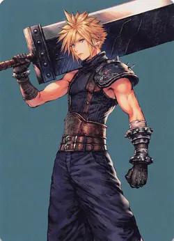 Cloud Ex-SOLDIER Art Card 50 Art Series Final Fantasy Magic the Gathering 002551 - Image 1