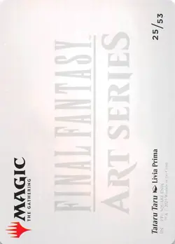 Tataru Taru Art Card 25 Art Series Final Fantasy Magic the Gathering 002514 - Image 2