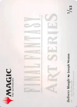 Delivery Moogle Art Card 1 Art Series Final Fantasy Magic the Gathering 002543 - Image 2