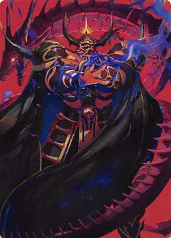 Golbez Crystal Collector Art Card 45 Art Series Final Fantasy MTG 002564 - Image 1