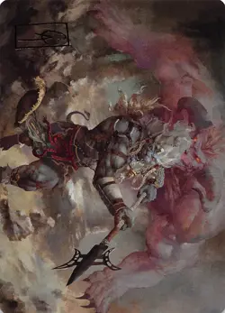 Kimahri Valiant Guardian Art Card Gold Stamp 29 Art Series Final Fantasy 002532 - Image 1