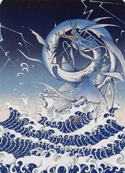 Summon: Leviathan Art Card 38 Art Series Final Fantasy MTG 002530 - Image 1