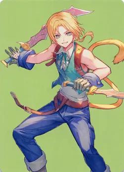 Zidane Tantalus Thief Art Card 49 Art Series Final Fantasy MTG 002535 - Image 1