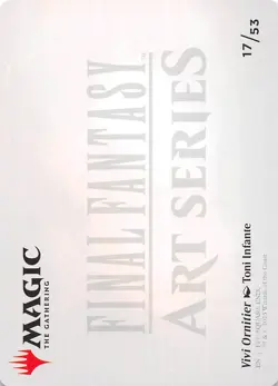 Vivi Ornitier Art Card 17 Art Series Final Fantasy Magic the Gathering 002559 - Image 2