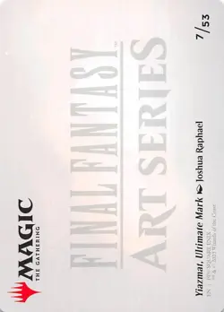 Yiazmat Ultimate Mark Art Card 7 Art Series Final Fantasy MTG 002574 - Image 2