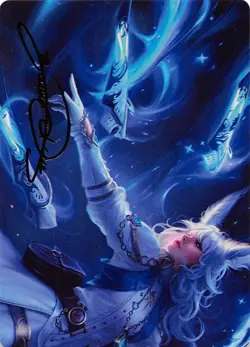 Sage's Nouliths Art Card Gold Stamp 5 Art Series Final Fantasy MTG 002522 - Image 1