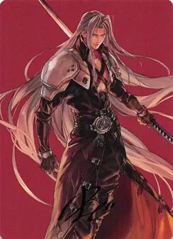 Sephiroth Fabled SOLDIER Art Card Gold Stamp 44 Art Series Final Fantasy 002538 - Image 1