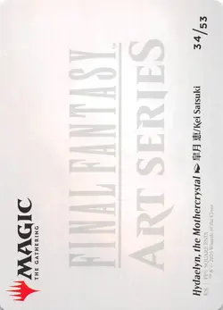 Hydaelyn the Mothercrystal Art Card 34 Art Series Final Fantasy MTG 002565 - Image 2