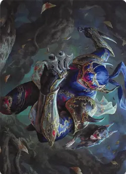 Shadow Mysterious Assassin Art Card 26 Art Series Final Fantasy MTG 002525 - Image 1