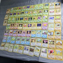 Bulk Lot of 80 Vintage Pokemon Cards (1999 - 2000- 2001) Jungle Fossil And More - Image 1
