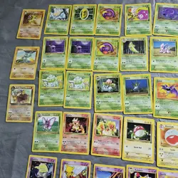 Bulk Lot of 80 Vintage Pokemon Cards (1999 - 2000- 2001) Jungle Fossil And More - Image 2