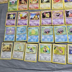 Bulk Lot of 80 Vintage Pokemon Cards (1999 - 2000- 2001) Jungle Fossil And More - Image 4
