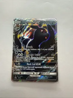 Umbreon GX SM36 Black Star Promo Ultra Rare Holo Pokemon Card Near Mint - Image 1