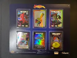 SDCC 2023 Exclusive Upper Deck NeoPets Set Of 6 Promo Cards Signed Bobby Coovert - Image 1