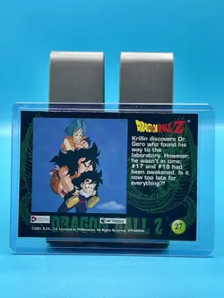 2001 Dragon Ball Z Trading Card Artbox Krillin #27 - Image 2