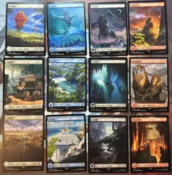 MTG Final Fantasy 12 Full Art Lands NON foil - 294 To 305 Plains Island Swamp MT - Image 1