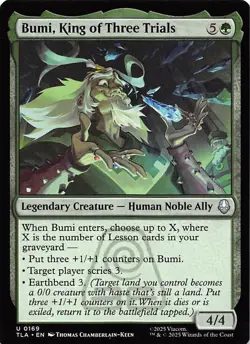 Bumi, King of Three Trials 169 Avatar The Last Airbender MTG 002450 - Image 1