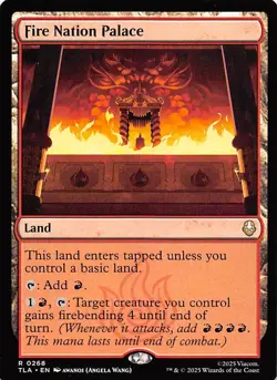 Fire Nation Palace 268 Avatar The Last Airbender Magic the Gathering 002452 - Image 1
