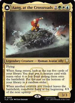 Aang, at the Crossroads 203 Avatar The Last Airbender Magic the Gathering 002339 - Image 1