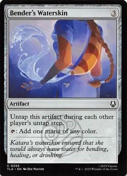 Bender's Waterskin 255 Avatar The Last Airbender Magic the Gathering 002345 - Image 1