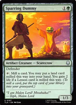 Sparring Dummy 197 Avatar The Last Airbender Magic the Gathering 002414 - Image 1