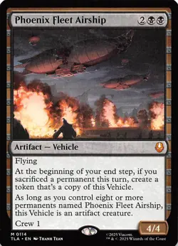 Phoenix Fleet Airship 114 Avatar The Last Airbender Magic the Gathering 002255 - Image 1