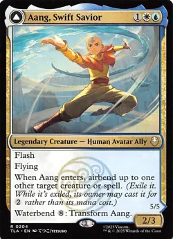Aang, Swift Savior 204 Avatar The Last Airbender Magic the Gathering 002280 - Image 1