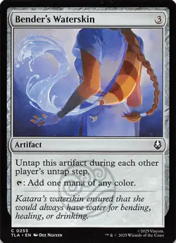 Bender's Waterskin 255 Avatar The Last Airbender Magic the Gathering 002198 - Image 1