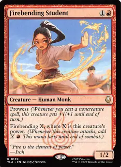 Firebending Student 139 Avatar The Last Airbender Magic the Gathering 002168 - Image 1