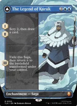 The Legend of Kuruk Borderless 355 Avatar The Last Airbender MTG 002176 - Image 1