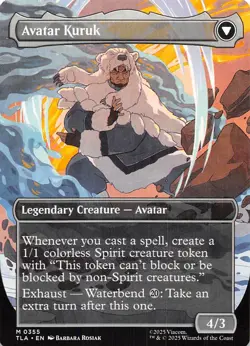 The Legend of Kuruk Borderless 355 Avatar The Last Airbender MTG 002176 - Image 2