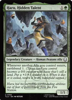 Haru, Hidden Talent 182 Avatar The Last Airbender Magic the Gathering 002160 - Image 1