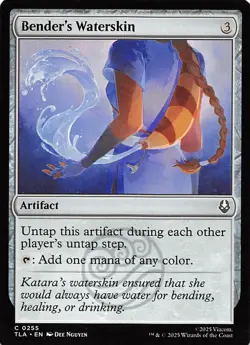 Bender's Waterskin 255 Avatar The Last Airbender Magic the Gathering 002086 - Image 1