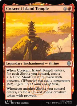 Crescent Island Temple 129 Avatar The Last Airbender Magic the Gathering 002131 - Image 1