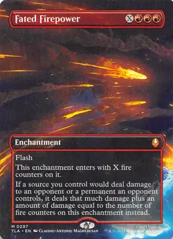 Fated Firepower Borderless 297 Avatar The Last Airbender MTG 002026 - Image 1