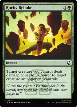 Rocky Rebuke 193 Avatar The Last Airbender Magic the Gathering 002042 - Image 1