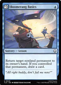 Boomerang Basics 46 Avatar The Last Airbender Magic the Gathering 002061 - Image 1