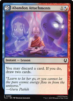 Abandon Attachments 205 Avatar The Last Airbender Magic the Gathering 001992 - Image 1