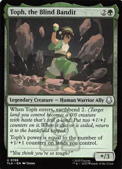 Toph, the Blind Bandit 198 Avatar The Last Airbender Magic the Gathering 001985 - Image 1
