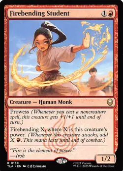 Firebending Student 139 Avatar The Last Airbender Magic the Gathering 001994 - Image 1