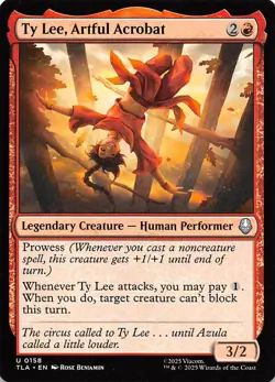 Ty Lee, Artful Acrobat 158 Avatar The Last Airbender Magic the Gathering 002005 - Image 1