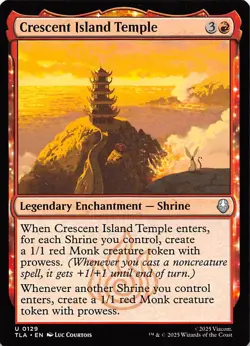 Crescent Island Temple 129 Avatar The Last Airbender Magic the Gathering 001942 - Image 1