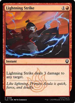 Lightning Strike 146 Avatar The Last Airbender Magic the Gathering 001935 - Image 1