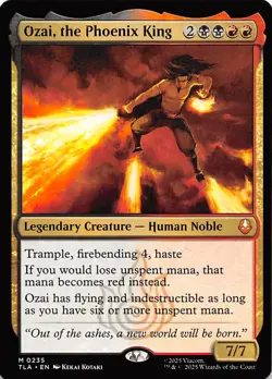 Ozai, the Phoenix King 235 Avatar The Last Airbender Magic the Gathering 001946 - Image 1