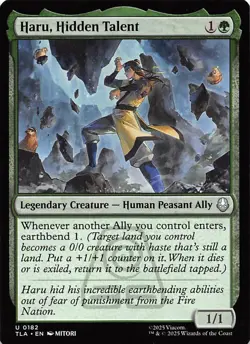 Haru, Hidden Talent 182 Avatar The Last Airbender Magic the Gathering 001954 - Image 1