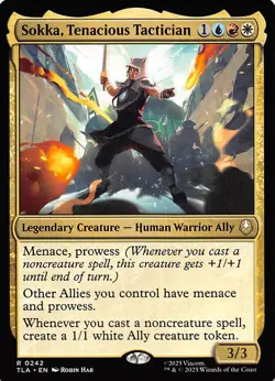 Sokka, Tenacious Tactician 242 Avatar The Last Airbender MTG 001957 - Image 1