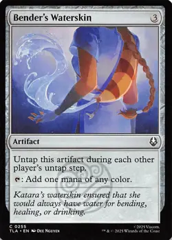 Bender's Waterskin 255 Avatar The Last Airbender Magic the Gathering 001966 - Image 1