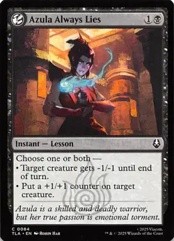 Azula Always Lies 84 Avatar The Last Airbender Magic the Gathering 001972 - Image 1